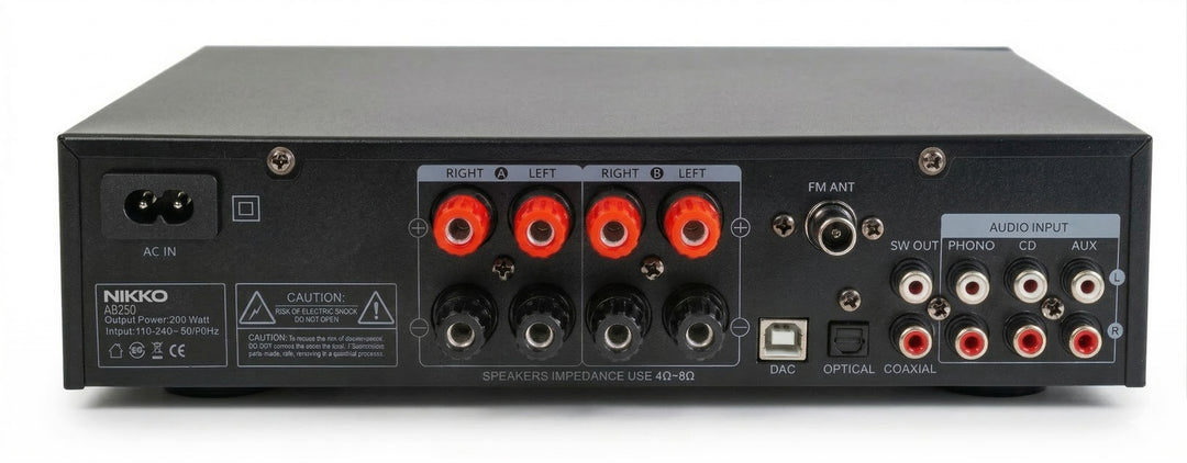 NIKKO AB250 Hi-Fi Vahvistin (2x50W)