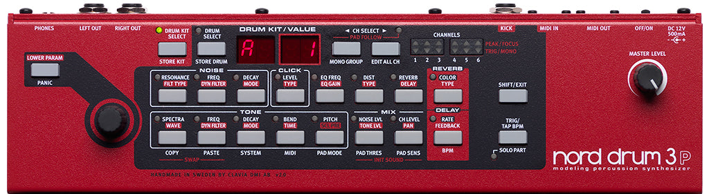 Nord Drum 3P Modeling Pundistussoittimet Synthesizer