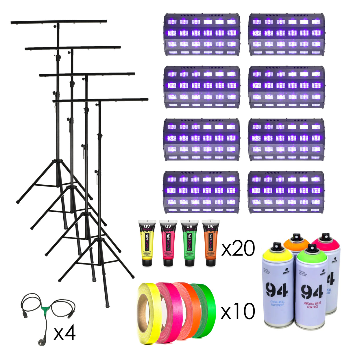 Sulkapallon täydellinen paketti 4 kentälle