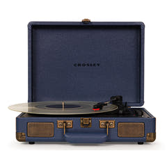 Crosley Cruiser Plus Levysoitin Kaksisuuntainen Bluetooth (Laivastonsininen)