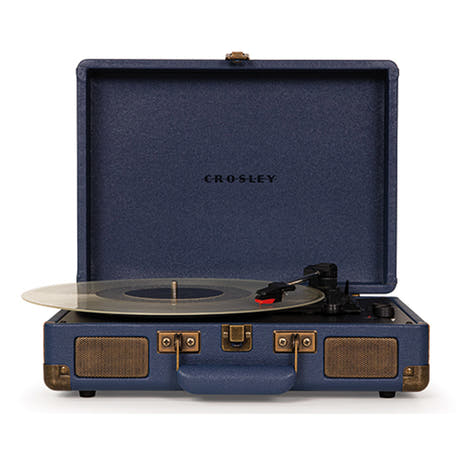 Crosley Cruiser Plus Levysoitin Kaksisuuntainen Bluetooth (Laivastonsininen)
