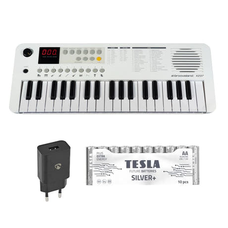 Grooveland E237 Kosketinsoittimet (murtovalkoinen White)