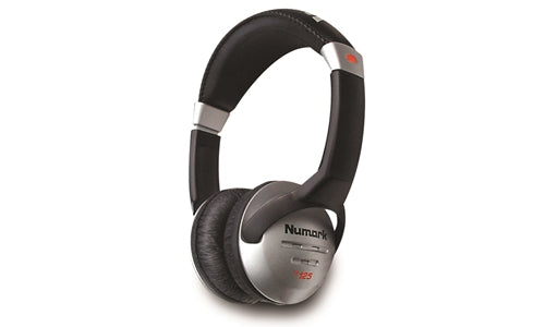 Numark HF125 DJ-kuulokkeet (Musta/Hopea)