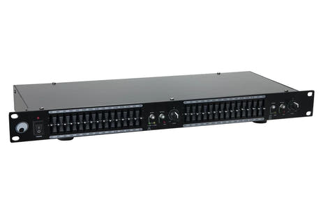 Omnitronic GEQ-2150 2x 15 Kaistan Graafinen Taajuuskorjain