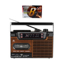 Studio 57 Kasettisoitin, FM ja Bluetooth, ruskea + kasettinauha