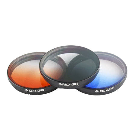PolarPro Graduated Filters 3-Pack DJI X3- ja Z3-kameroille sekä Osmo/Osmo+