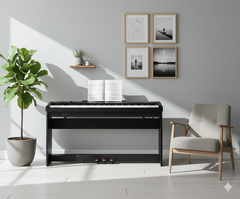 Grooveland P450 Pianopaketti (Musta)