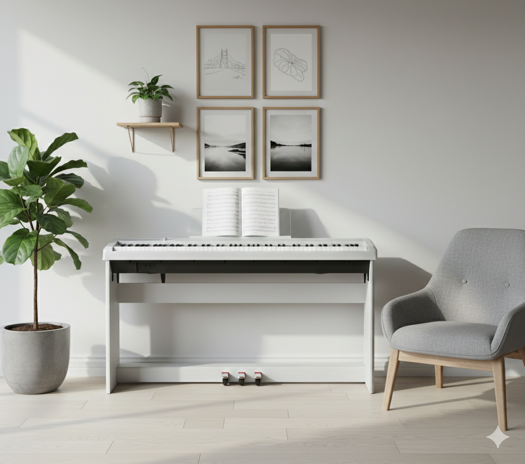 Grooveland P450 Piano Pack (Valkoinen)