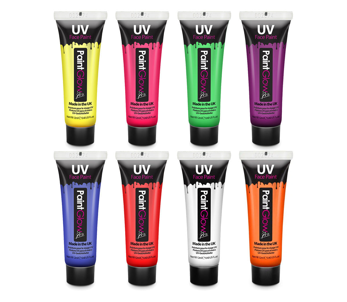 UV-maali kasvoille ja vartalolle (12ml)