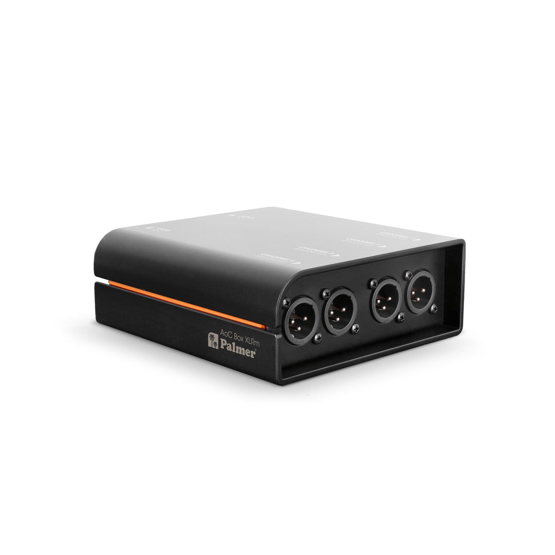 Palmer AoC Box XLRm - Audio over Cat -laatikko etherCONilta 4 x XLR uros