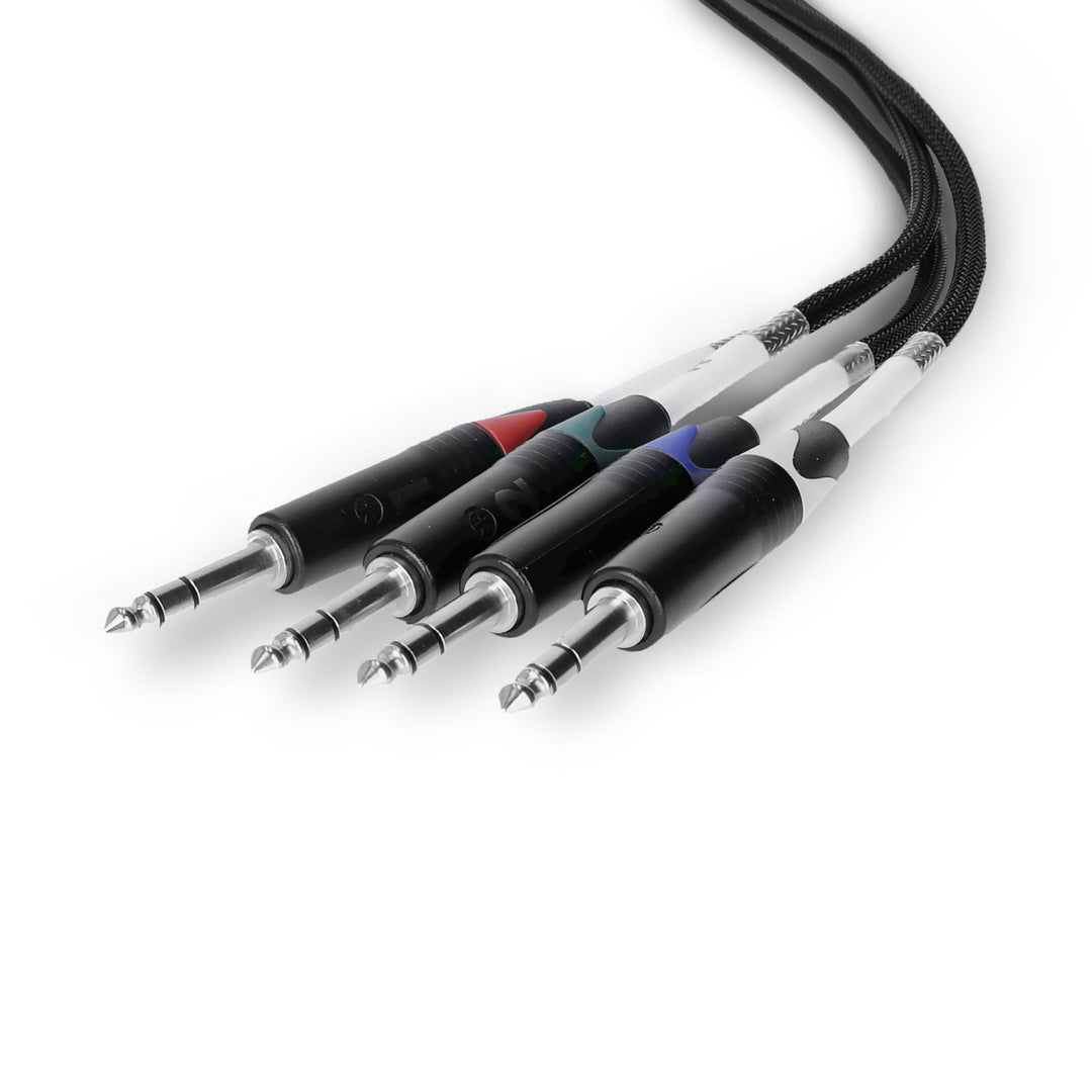 Palmer AoC Loom TRSm - Audiokaapelisetti over Cat fra etherCON til 4 x 6,3 mm TRS-jack