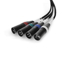 Palmer AoC Loom XLRm - Audio over Cat-kaapeli etherCONilta 4 x XLR-uros