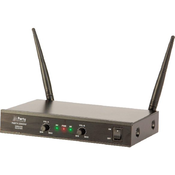 Ibiza Langaton mikrofonijärjestelmä (2 kanavaa)