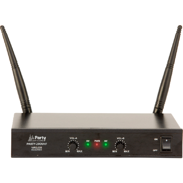 Ibiza Langaton mikrofonijärjestelmä (2 kanavaa)