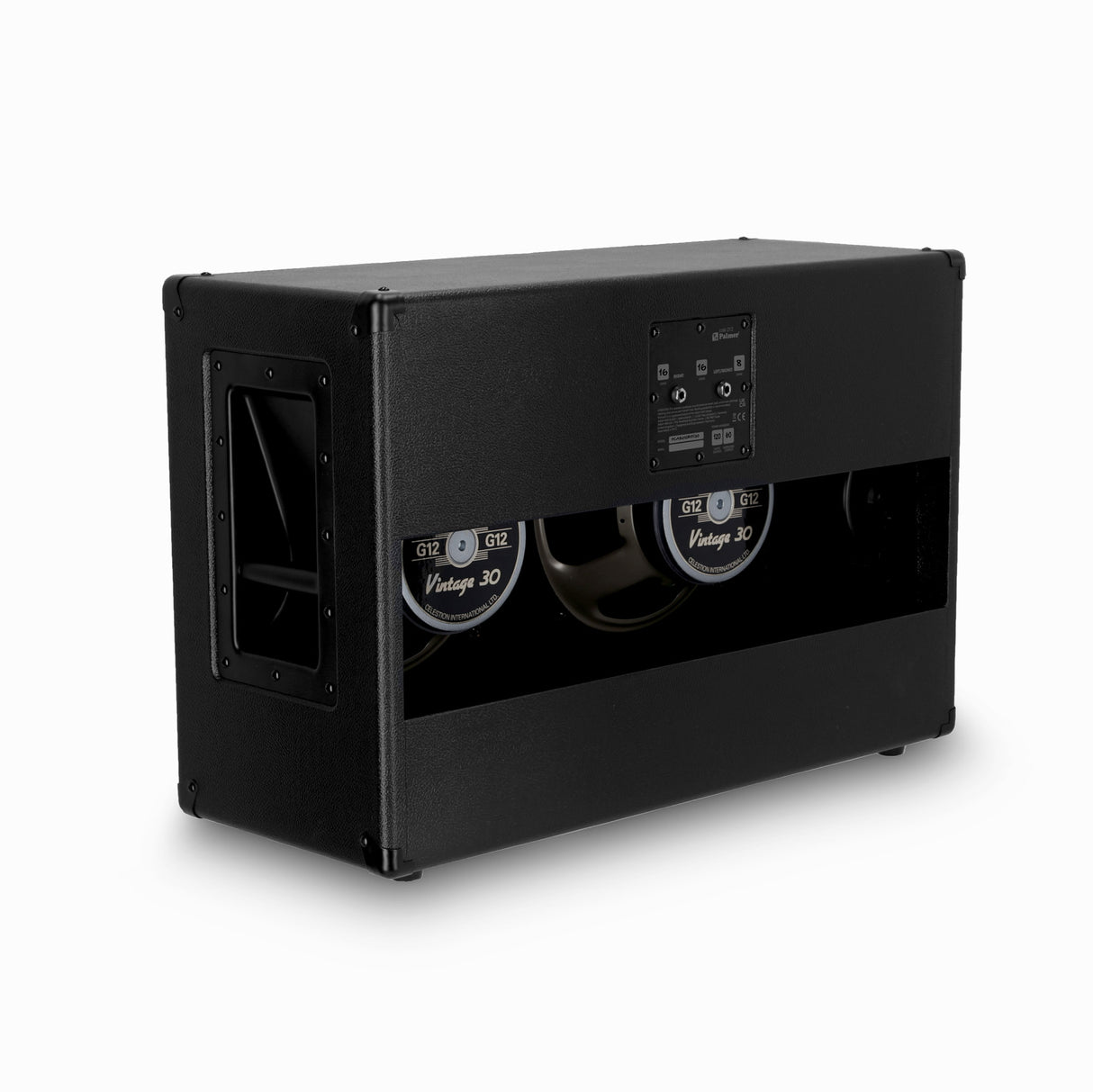 Palmer CAB 212 BX V30 - guitarkabinet med Celestion Vintage 30 2 x 12, åben bagbeklædning