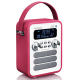 Lenco PDR-051 DAB+ Radio (vaaleanpunainen/valkoinen)