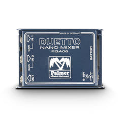 Palmer DUETTO - Nano-mixer kitaroille ja linjatasoisille signaaleille