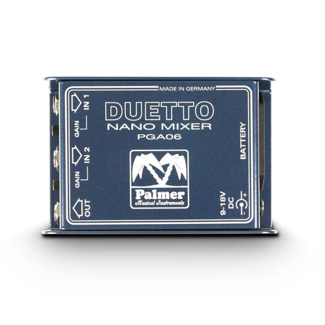 Palmer DUETTO - Nano-mixer kitaroille ja linjatasoisille signaaleille