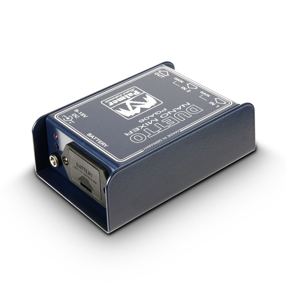 Palmer DUETTO - Nano-mixer til guitarer og linjesignaler