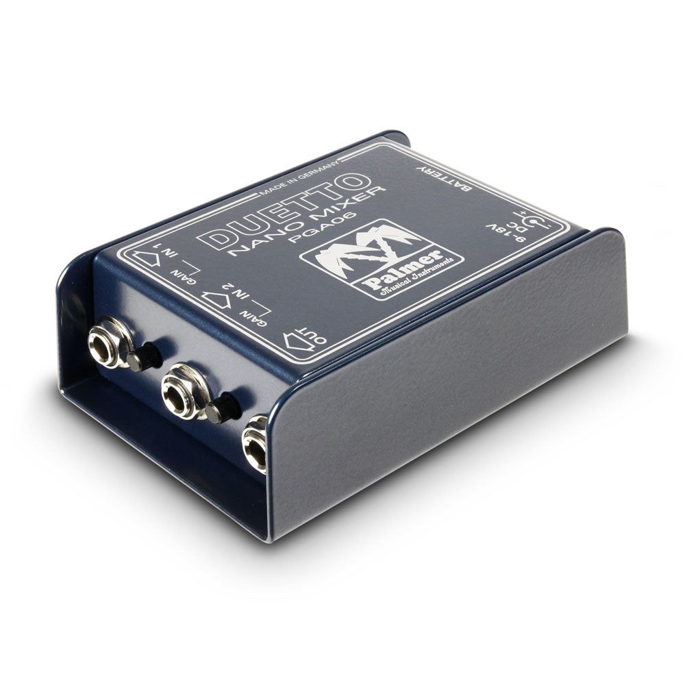 Palmer DUETTO - Nano-mixer til guitarer og linjesignaler