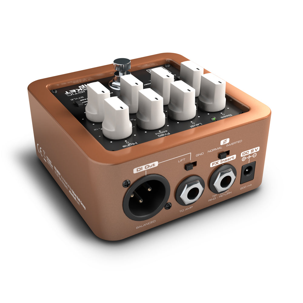 Palmer POCKET AMP ACOUSTIC – Kannettava etuvahvistin akustisille kielisoittimille