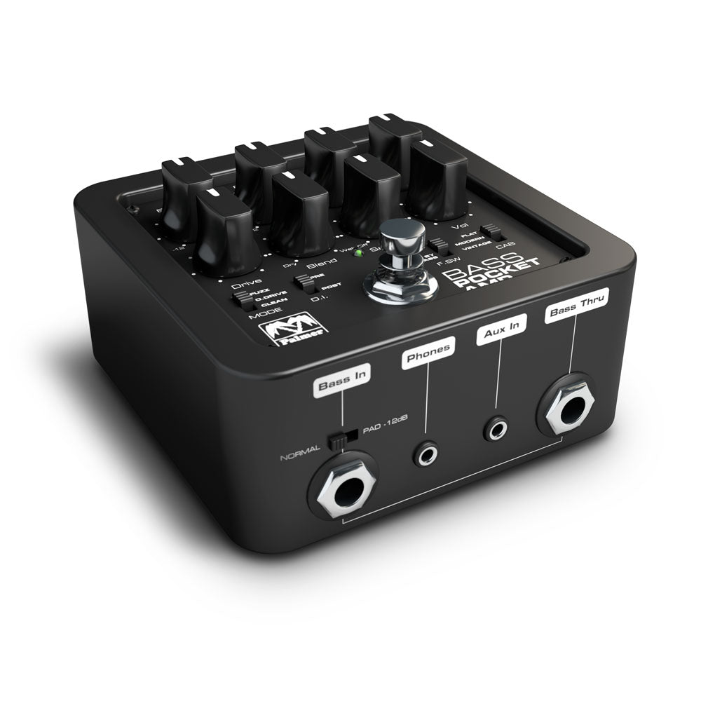 Palmer POCKET AMP BASS - Kannettava bassietuvahvistin
