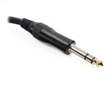 Perfex 6,3mm kuulokesplitter kaapeli (0,5m)