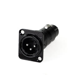 Perfex XLR Naaras XLR Uros Chassis Liitin (Musta)