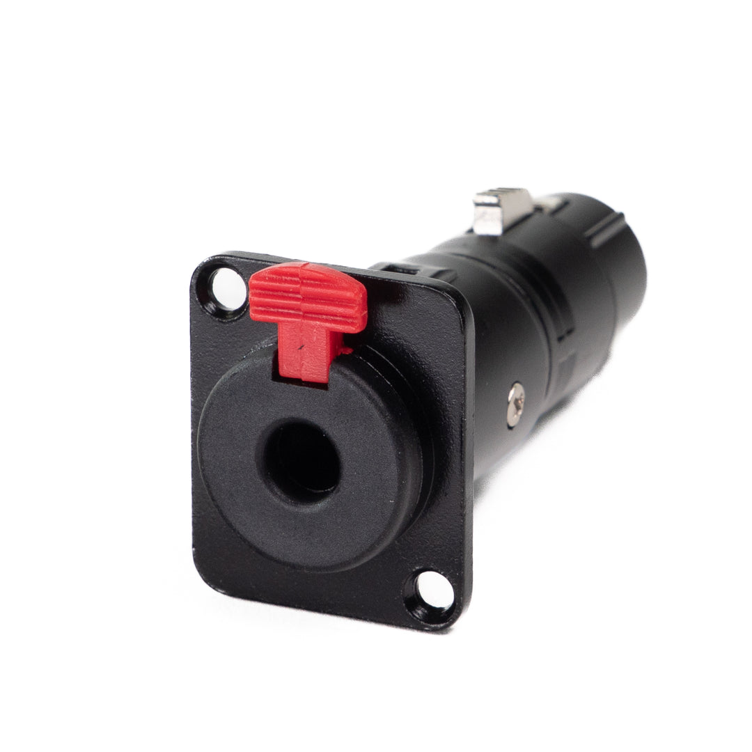 Perfex Jack XLR Naaras Chassis Liitin (Musta)