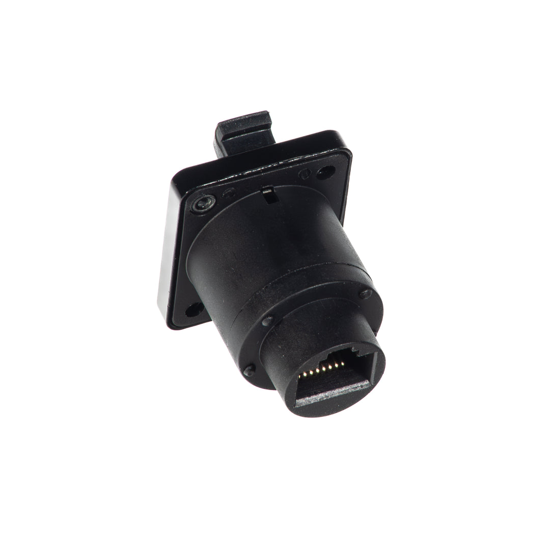 Perfex RJ45 Chassis Liitin (Musta)