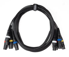 Par-4 multicore XLR uros - XLR naaras (3m)