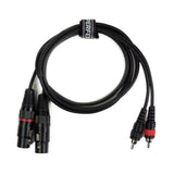Perfex XLR naaras liitin RCA kaapeli (1,3m)