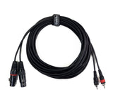Perfex XLR naaras liitin RCA kaapeli (6m)