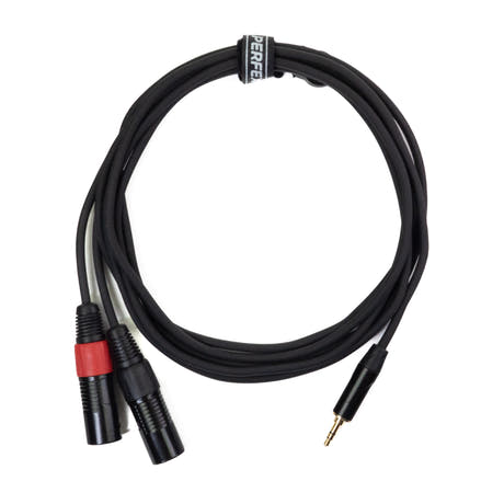 Perfex 2x XLR uros 3,5mm Minijack-kaapeli (3m)
