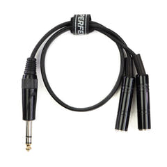 Perfex 6,3mm Kuulokejakaja-kaapeli (0,5m)