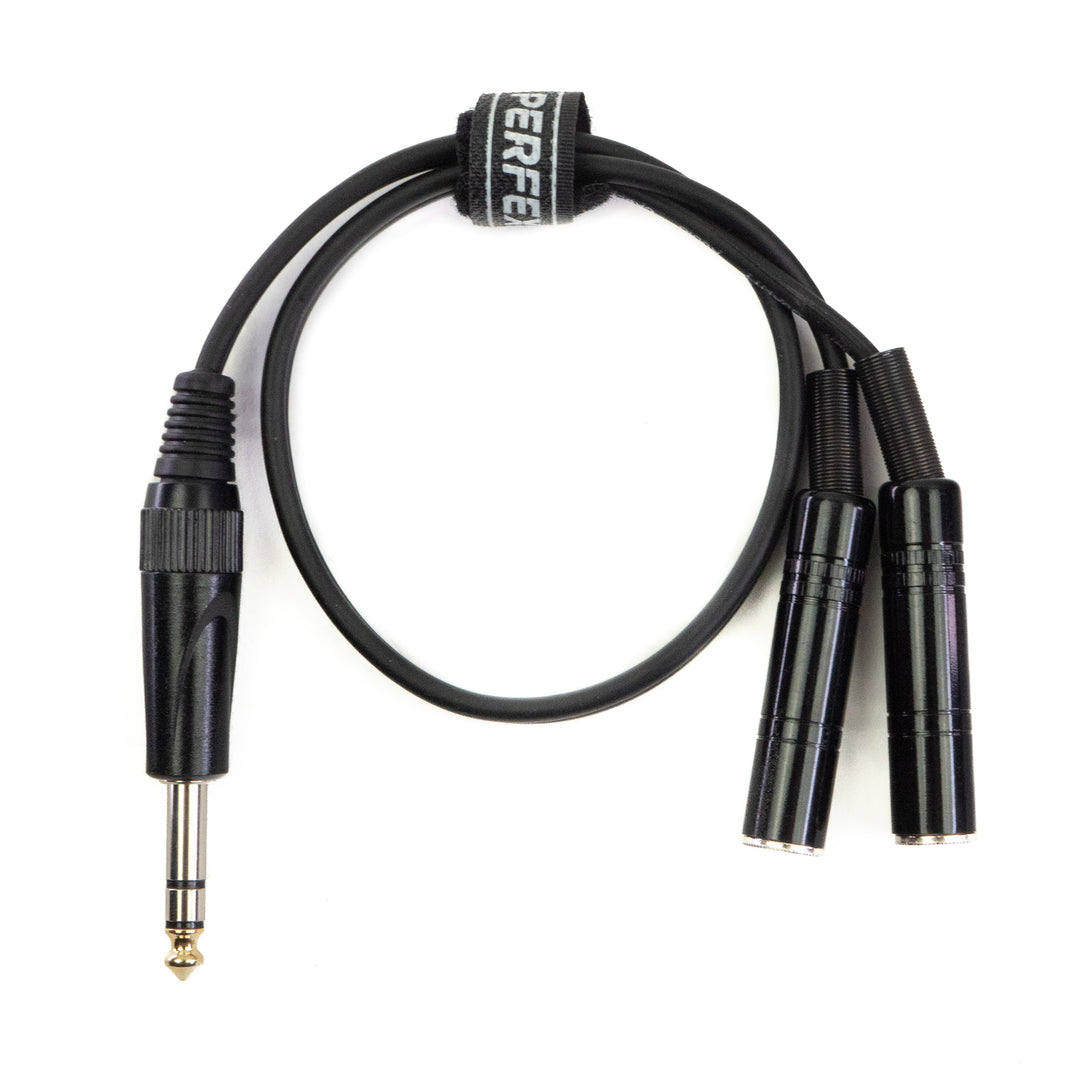 Perfex 6,3mm Kuulokejakaja-kaapeli (0,5m)