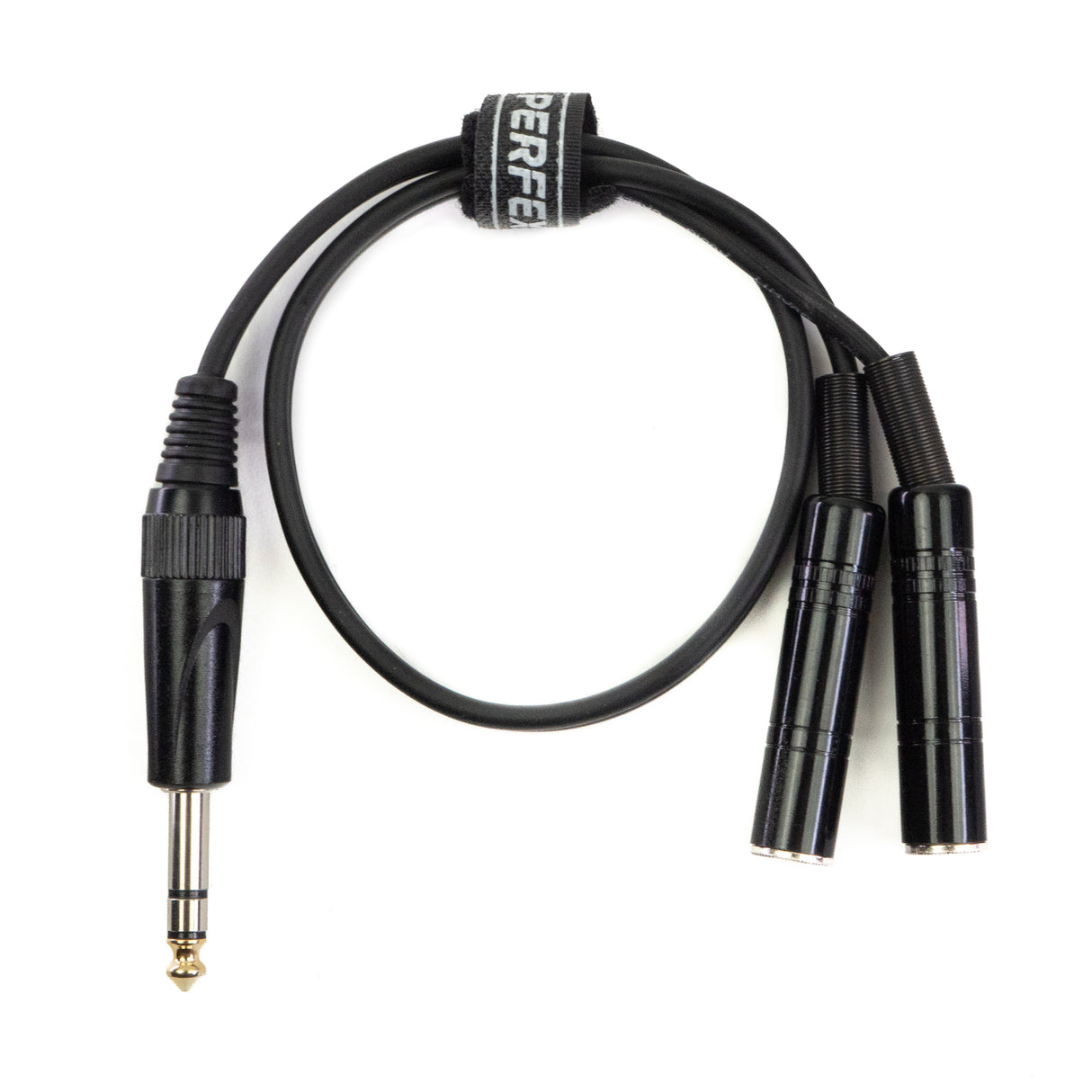 Perfex 6,3mm kuulokesplitter kaapeli (0,5m)