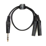 Perfex 6,3mm kuulokesplitter kaapeli (0,5m)