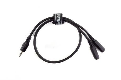 Perfex 3,5mm Kuulokkeiden Jakokaapeli (0,5m)