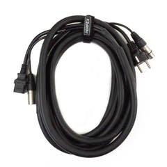 Perfex XLR & IEC Virtakaapeli (Ääni, 5m)