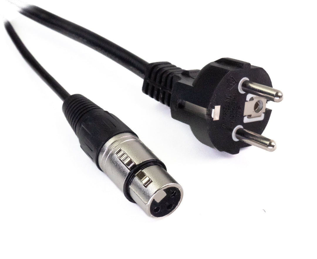 Perfex XLR & IEC Virtakaapeli (Ääni, 10m)
