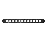 Perfex räkkipaneeli 1 yksikkö 12 (D-Type)