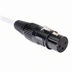 Perfex DMX-kaapeli 3-Pin (1,5m - Valkoinen)