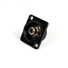Perfex RCA Phono Hun Chassis Stik (Musta)