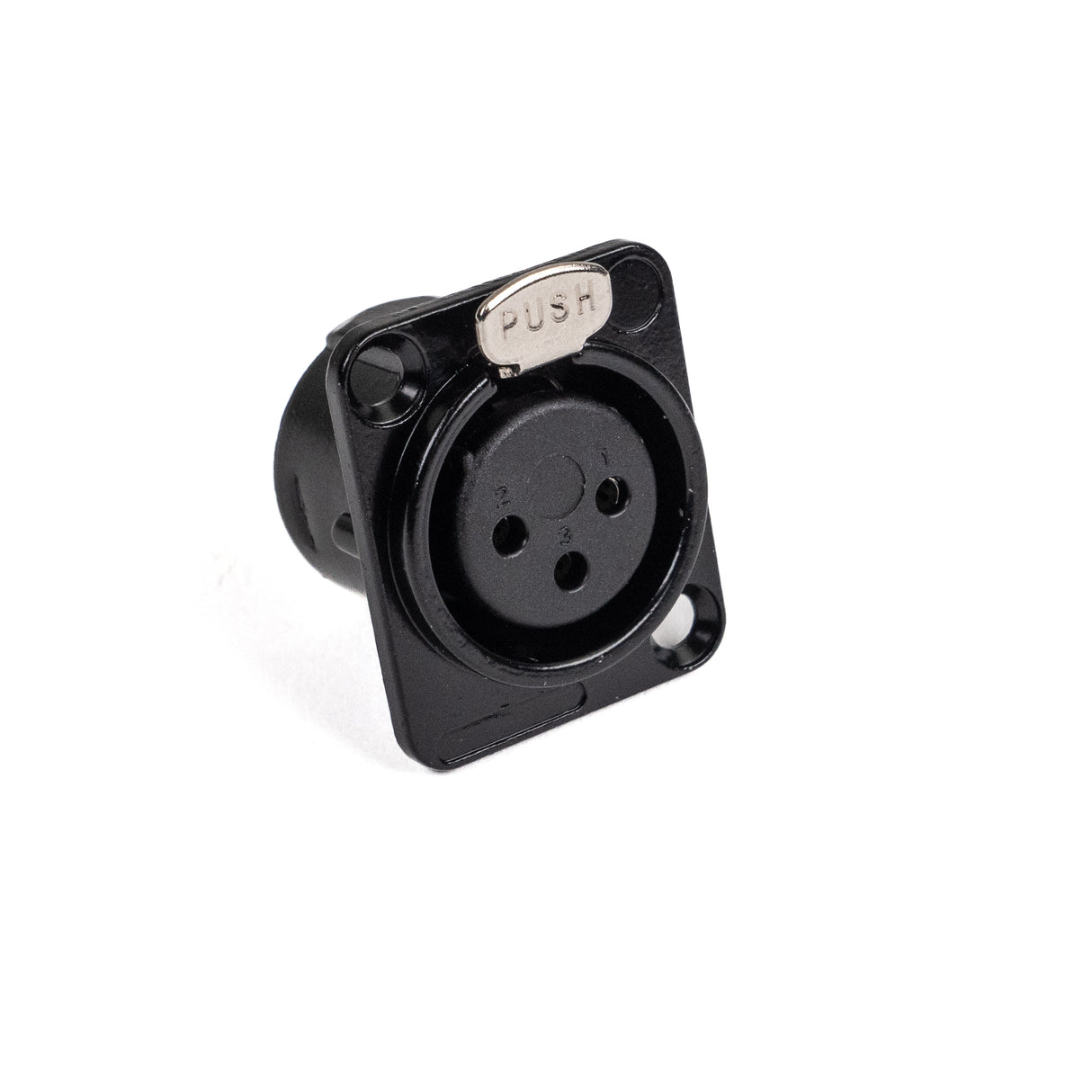 Perfex XLR Hun Chassis Stik (Musta)