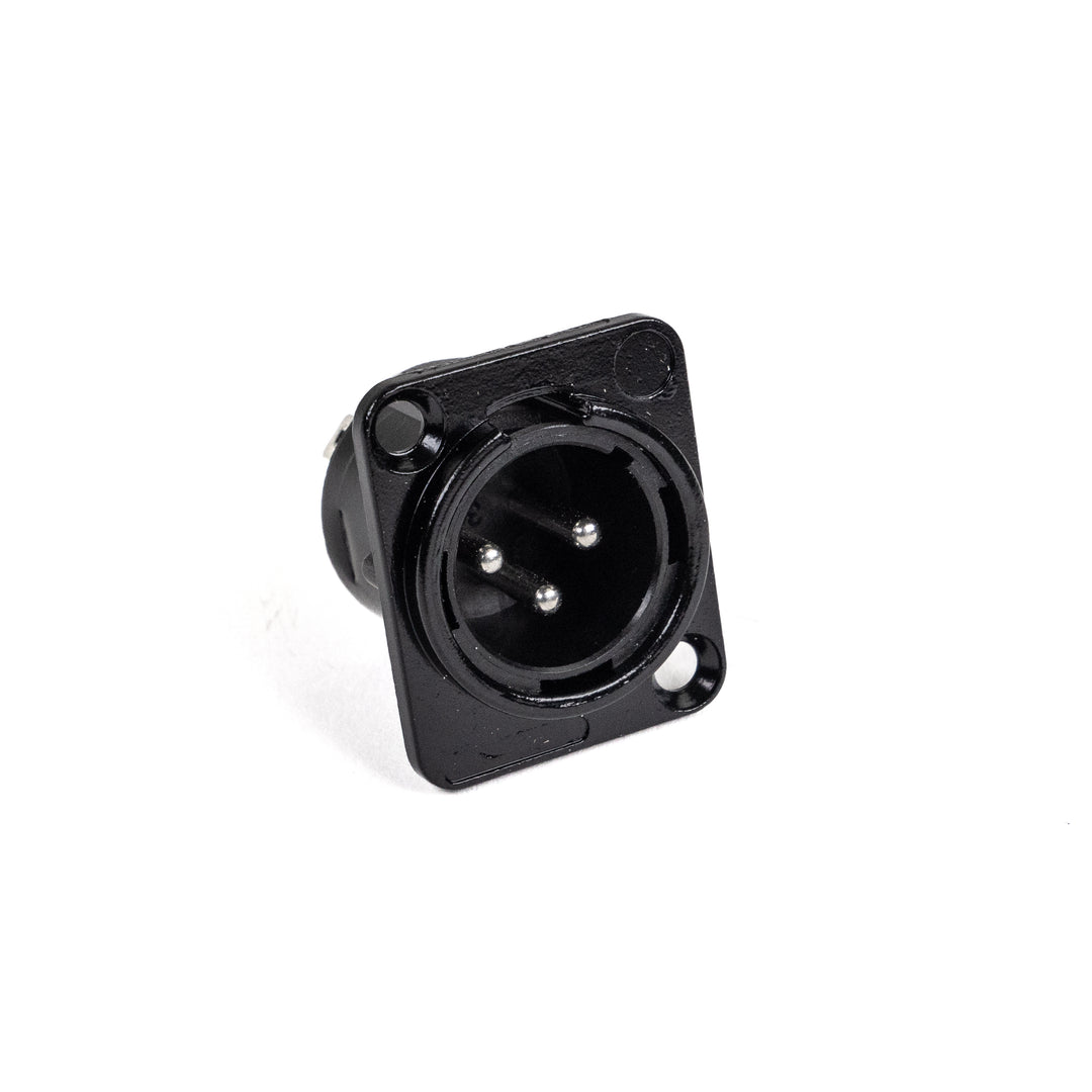 Perfex XLR Han Chassis Stik (Musta)