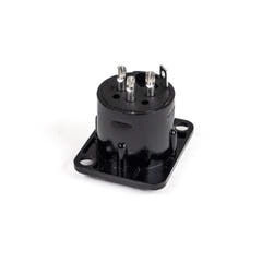 Perfex XLR Han Chassis Stik (Musta)