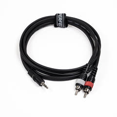 Perfex Minijack 2 x RCA Phono Adapterikaapeli (1,5m)