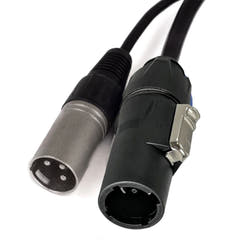 Perfex True1 & XLR Kombikaapeli (DMX, 1m)