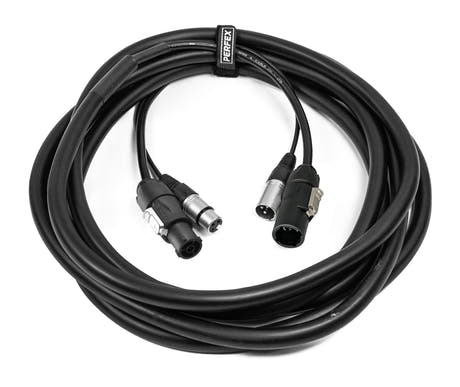 Perfex True1 & XLR Kombikaapeli (DMX, 5m)